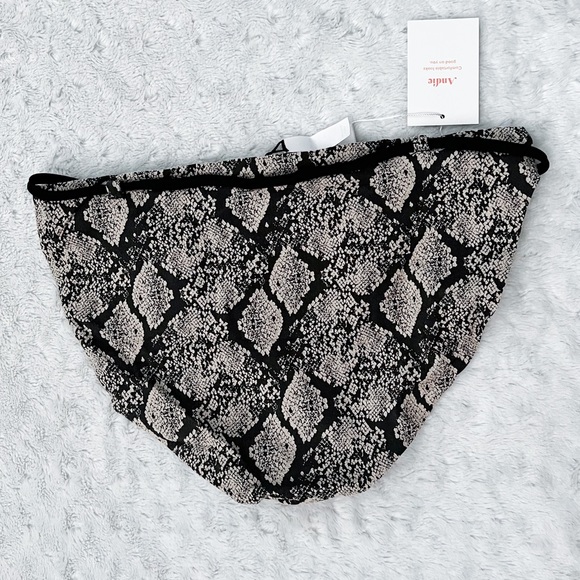 NWT- ANDIE Swim Riviera Bikini Bottom Snake Print - Picture 3 of 10